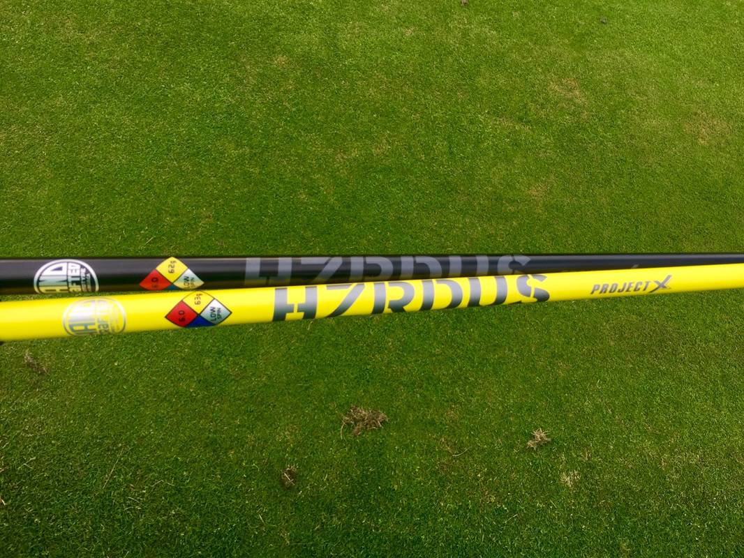 Project X Driver Shaft Fitting Chart
